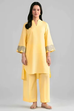 2 Piece - Embroidered Suit - PE26-396