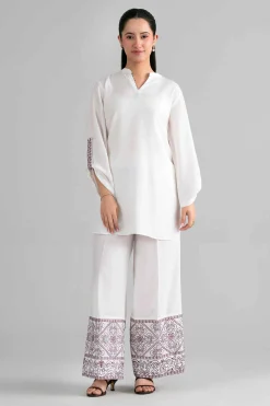 2 Piece - Embroidered Suit - PE26-407