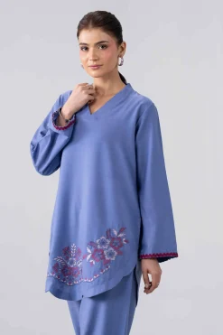 2 Piece - Embroidered Suit - PE26-410