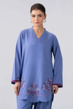 2 Piece - Embroidered Suit - PE26-410