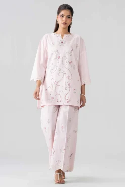 2 Piece - Embroidered Suit - PE26-453