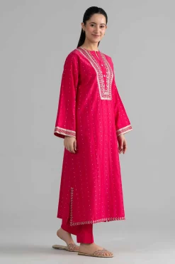 2 Piece - Embroidered Suit - PE26-460