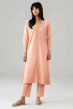 2 Piece - Embroidered Suit - PE26-462