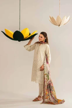 3 Piece - Embroidered Suit - PE26-288
