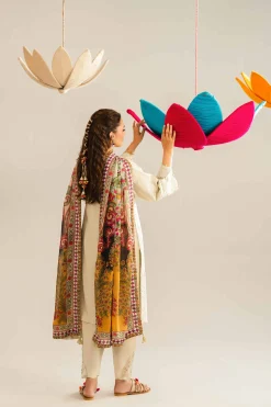3 Piece - Embroidered Suit - PE26-288
