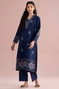 2 Piece - Embroidered Suit - PE26-230
