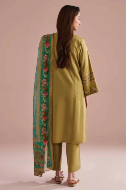 3 Piece - Embroidered Suit - PE26-321