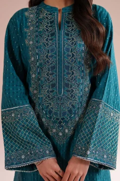 2 Piece - Embroidered Suit - PE26-56