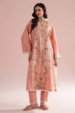 3 Piece - Embroidered Suit - PE26-68