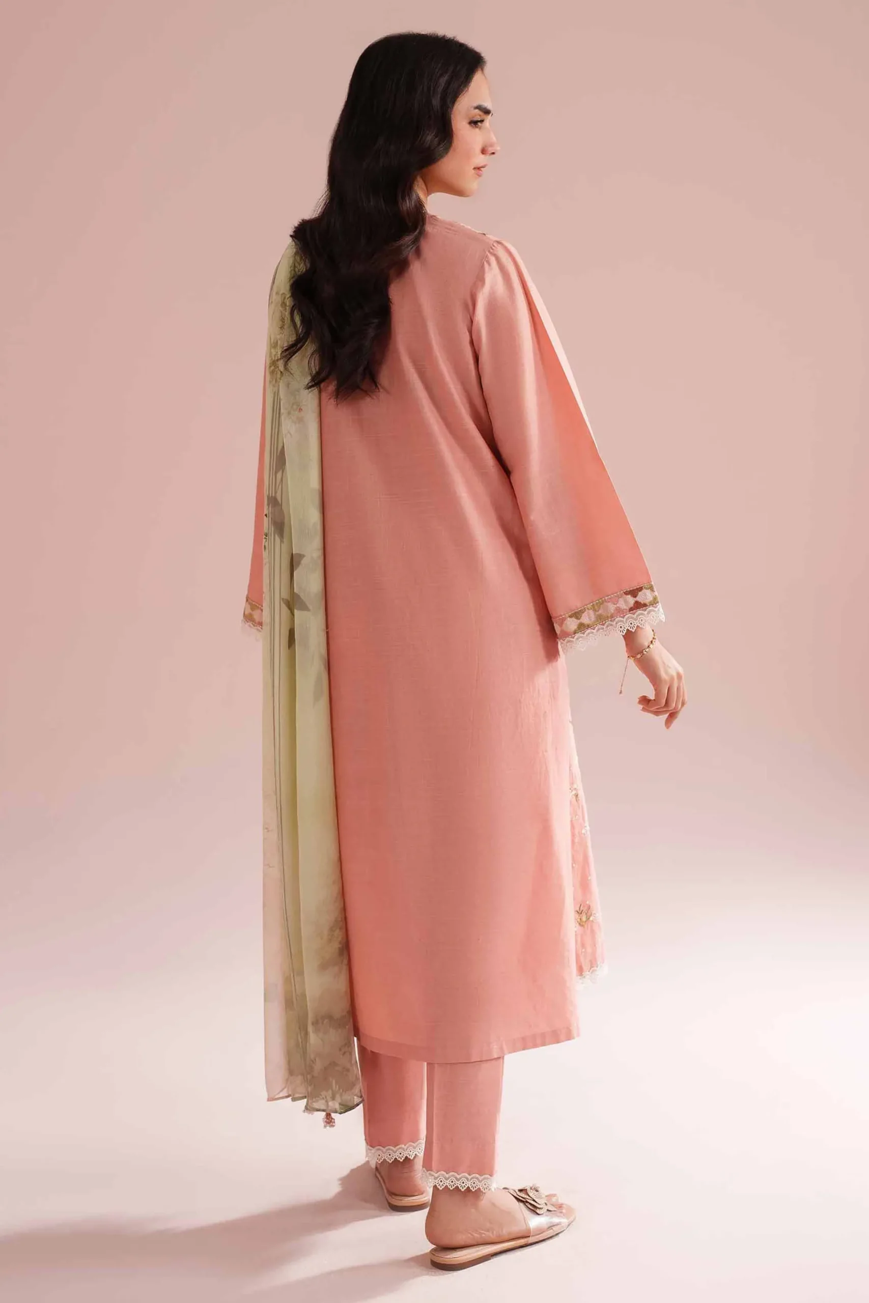 3 Piece - Embroidered Suit - PE26-68