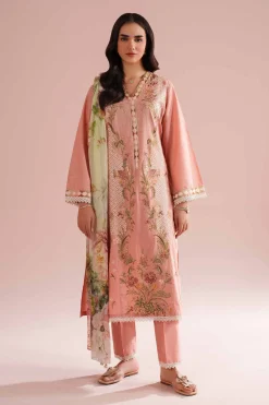 3 Piece - Embroidered Suit - PE26-68