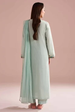 3 Piece - Embroidered Suit - PE26-324