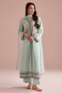 3 Piece - Embroidered Suit - PE26-324