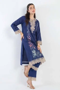 2 Piece - Embroidered Suit - PE26-47