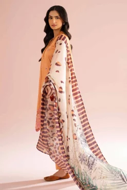 3 Piece - Embroidered Suit - PE26-62