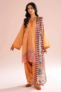 3 Piece - Embroidered Suit - PE26-62