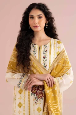 3 Piece - Embroidered Suit - PE26-75