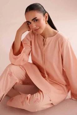 2 Piece - Embroidered Suit - PE26-150