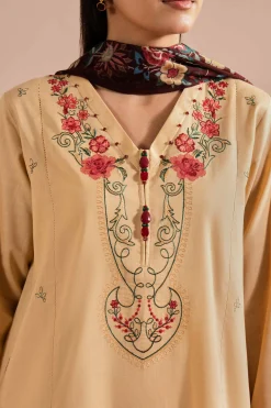 3 Piece - Embroidered Suit - PE26-67