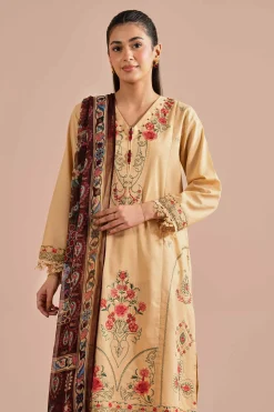 3 Piece - Embroidered Suit - PE26-67