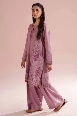 2 Piece - Embroidered Suit - PE26-58