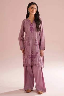 2 Piece - Embroidered Suit - PE26-58