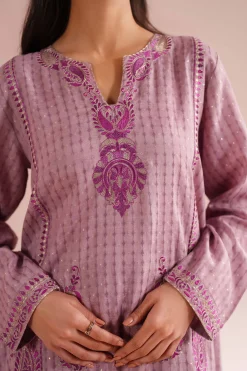 2 Piece - Embroidered Suit - PE26-58