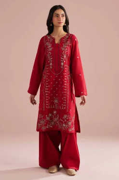 2 Piece - Embroidered Suit - PE26-237
