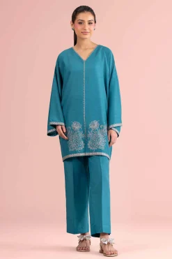 2 Piece - Embroidered Suit - PE26-165