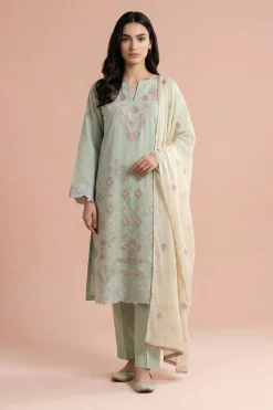 3 Piece - Embroidered Suit - PE26-298