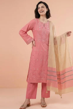 3 Piece - Embroidered Suit - PE26-312