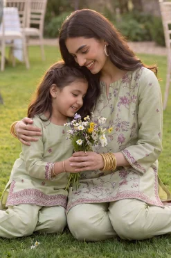 2 Piece - Embroidered Suit - PMD26-17 D