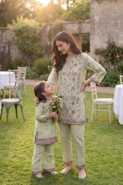 2 Piece - Embroidered Suit - PMD26-17 D