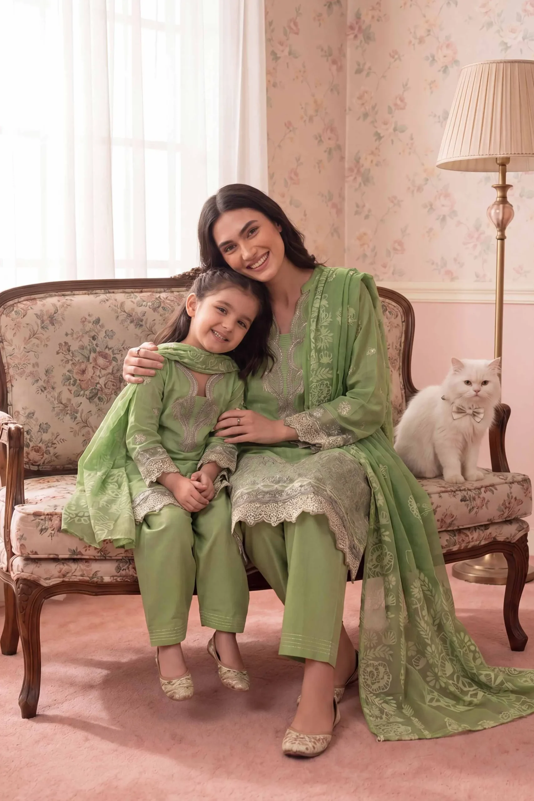 3 Piece - Embroidered Suit - PMD26-32 M