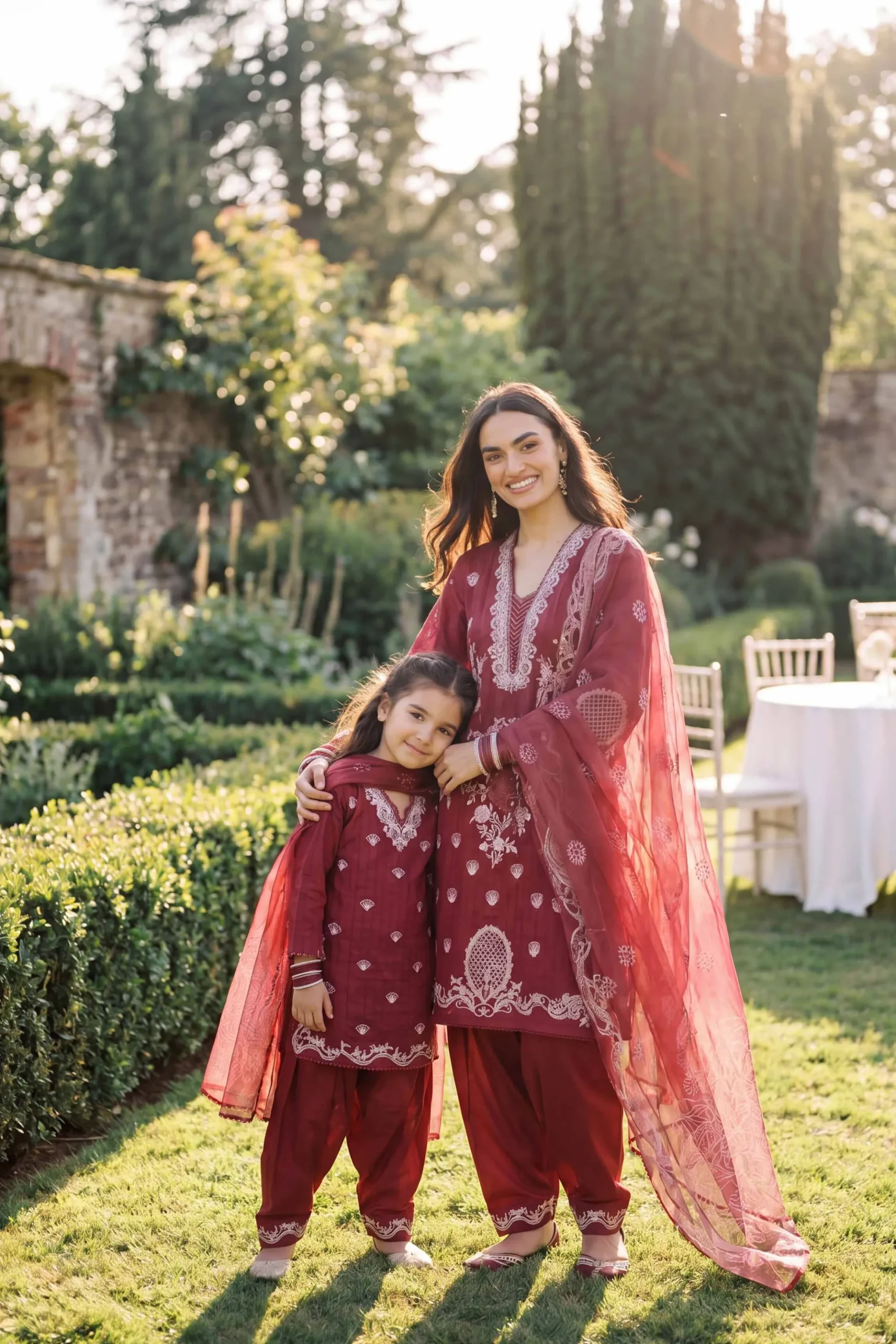 3 Piece - Embroidered Suit - PMD26-34 M