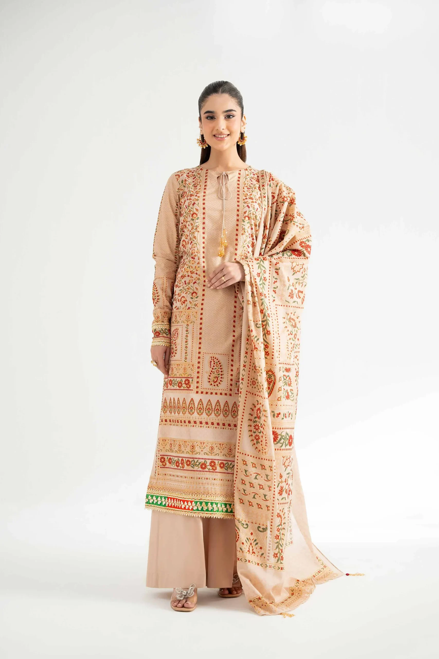 3 Piece - Foil Printed Suit - 42501902