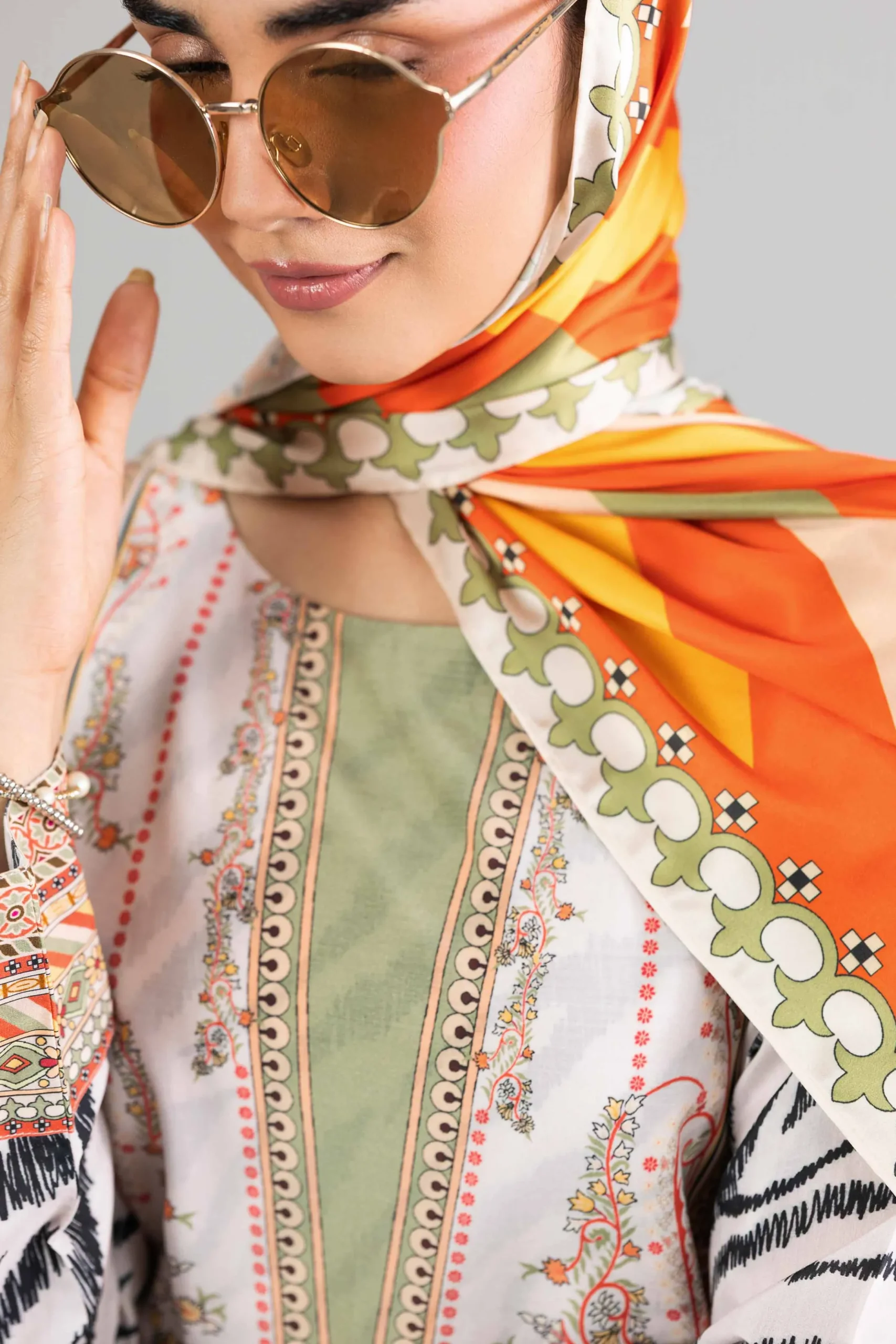 2 Piece - Printed Dress - FE26-97