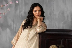 2 Piece - Printed Embroidered Suit - KFE26-62