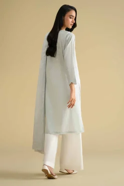 2 Piece - Printed Embroidered Suit - KFE26-30