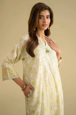 2 Piece - Printed Embroidered Suit - KFE26-63