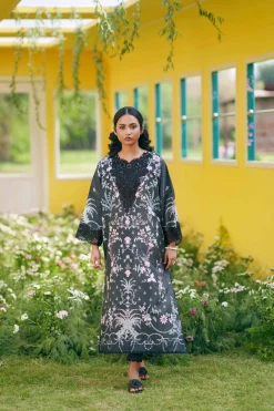2 Piece - Printed Embroidered Suit - PE26-487