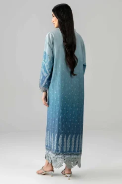 2 Piece - Printed Embroidered Suit - PE26-490