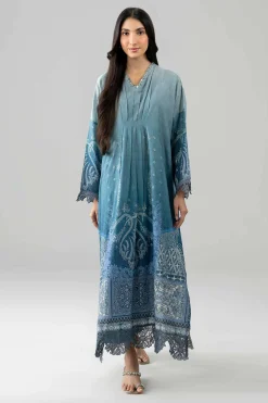 2 Piece - Printed Embroidered Suit - PE26-490