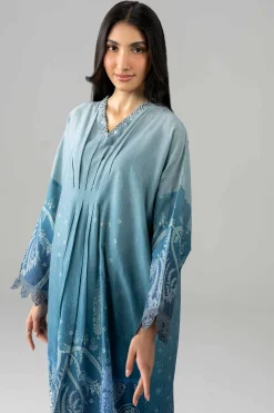 2 Piece - Printed Embroidered Suit - PE26-490