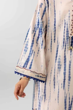 3 Piece - Printed Embroidered Suit - PE26-521
