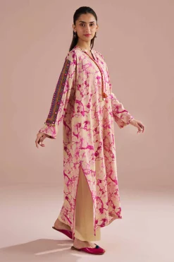 2 Piece - Printed Embroidered Suit - PE26-253