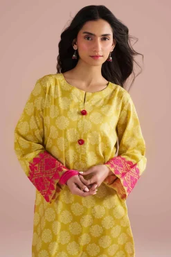 2 Piece - Printed Embroidered Suit - PE26-208