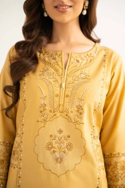 3 Piece - Printed Embroidered Suit - 42519168