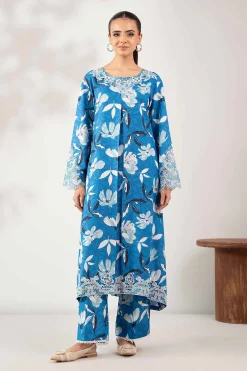 2 Piece - Printed Embroidered Suit - 42502816
