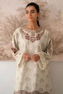 2 Piece - Printed Embroidered Suit - 42502810
